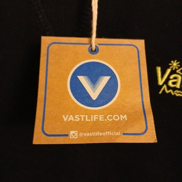 NWT Vast Elements Collegiate Black Short Sleeve Men's T-Shirt SZ Med - Picture 6 of 8